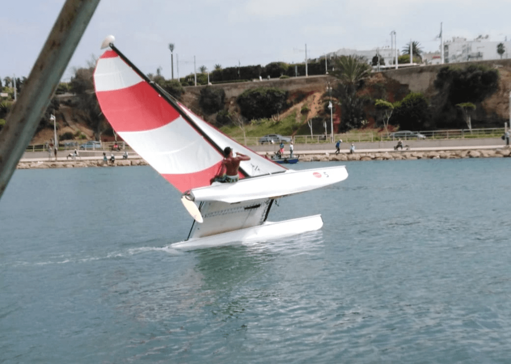 Catamaran sur le Bouregreg
