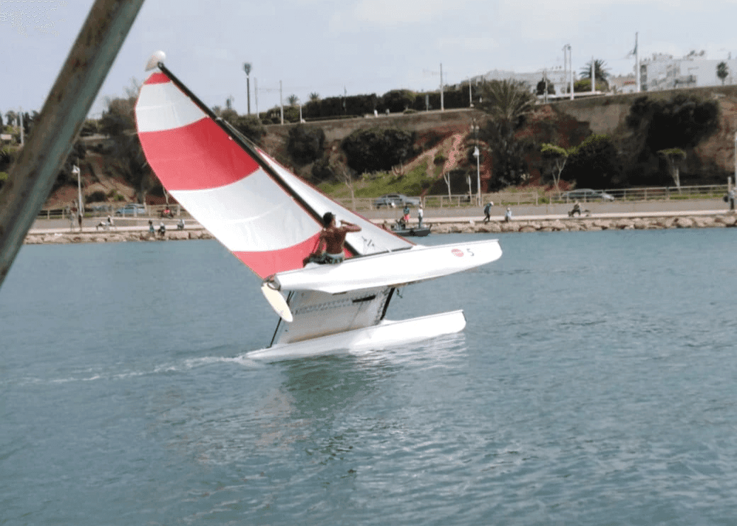 Catamaran sur le Bouregreg